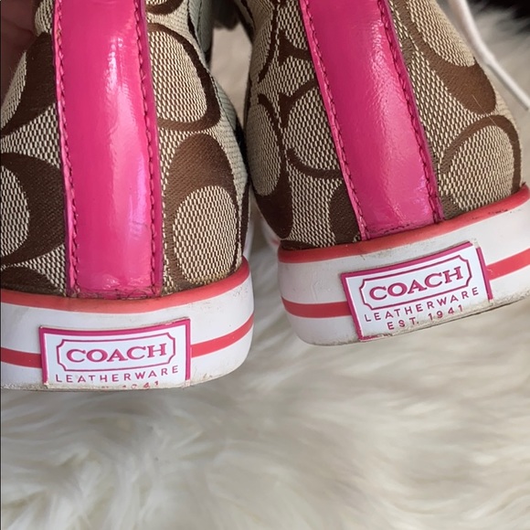 💕SOLD💕 COACH Women's Hi-Top Sneakers - Picture 6 of 11